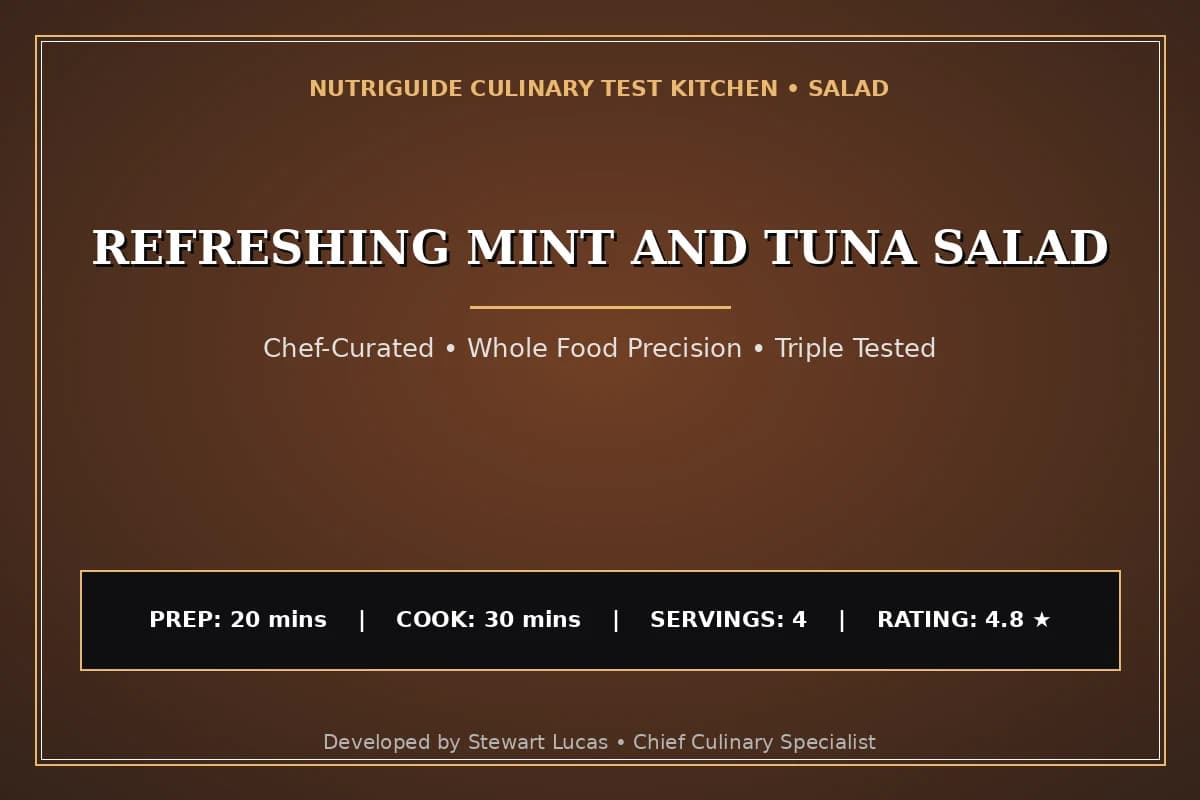 Refreshing Mint And Tuna Salad