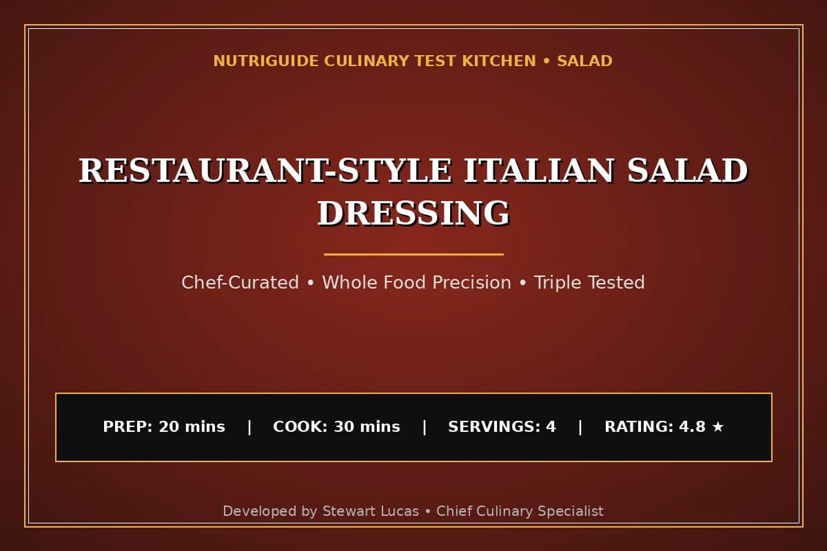 Restaurant-Style Italian Salad Dressing