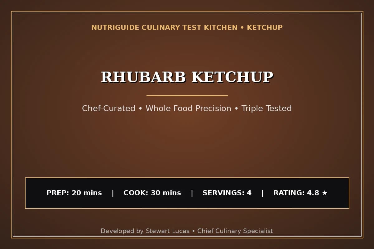 Rhubarb Ketchup