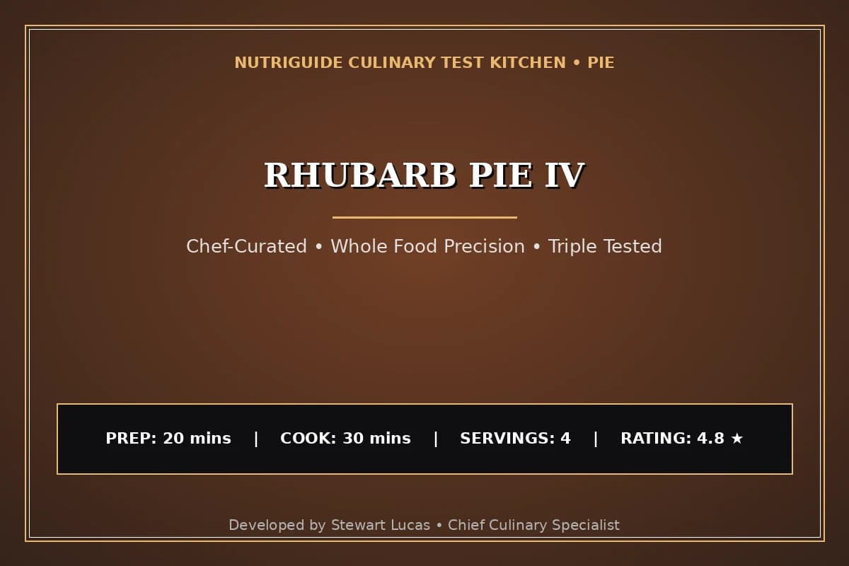 Rhubarb Pie Iv