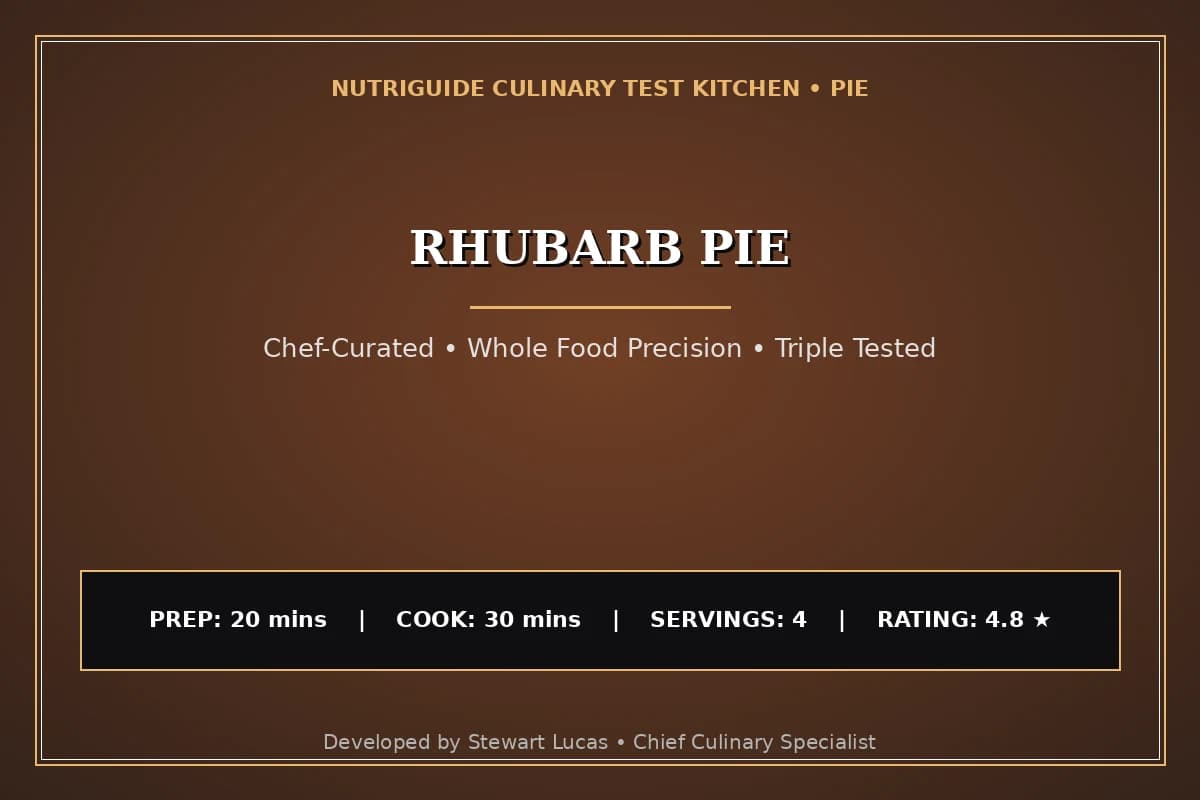 Rhubarb Pie