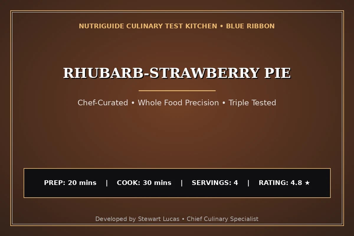 Rhubarb-Strawberry Pie