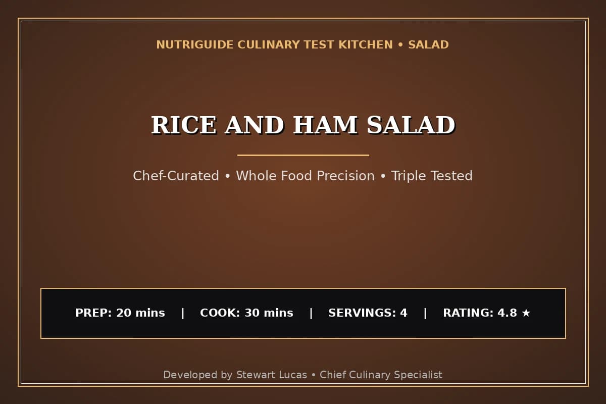 Rice And Ham Salad