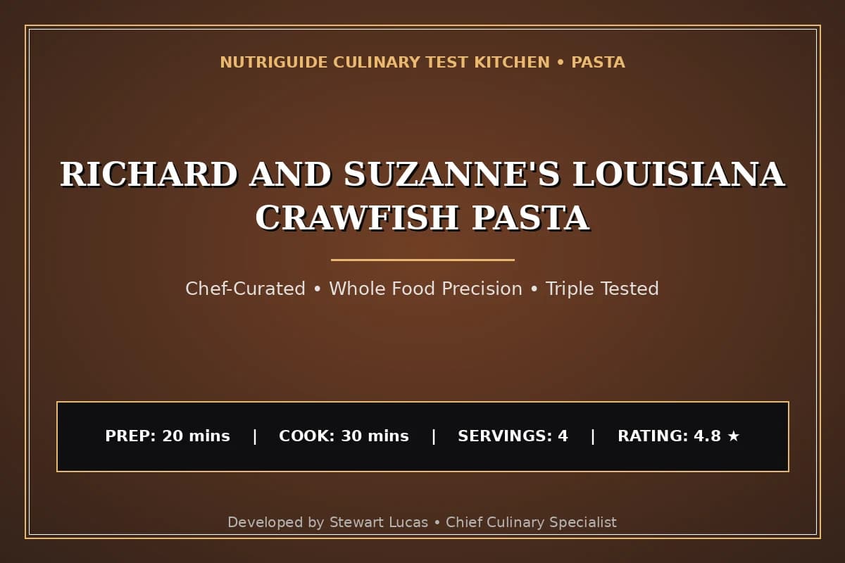 Richard And Suzanne'S Louisiana Crawfish Pasta