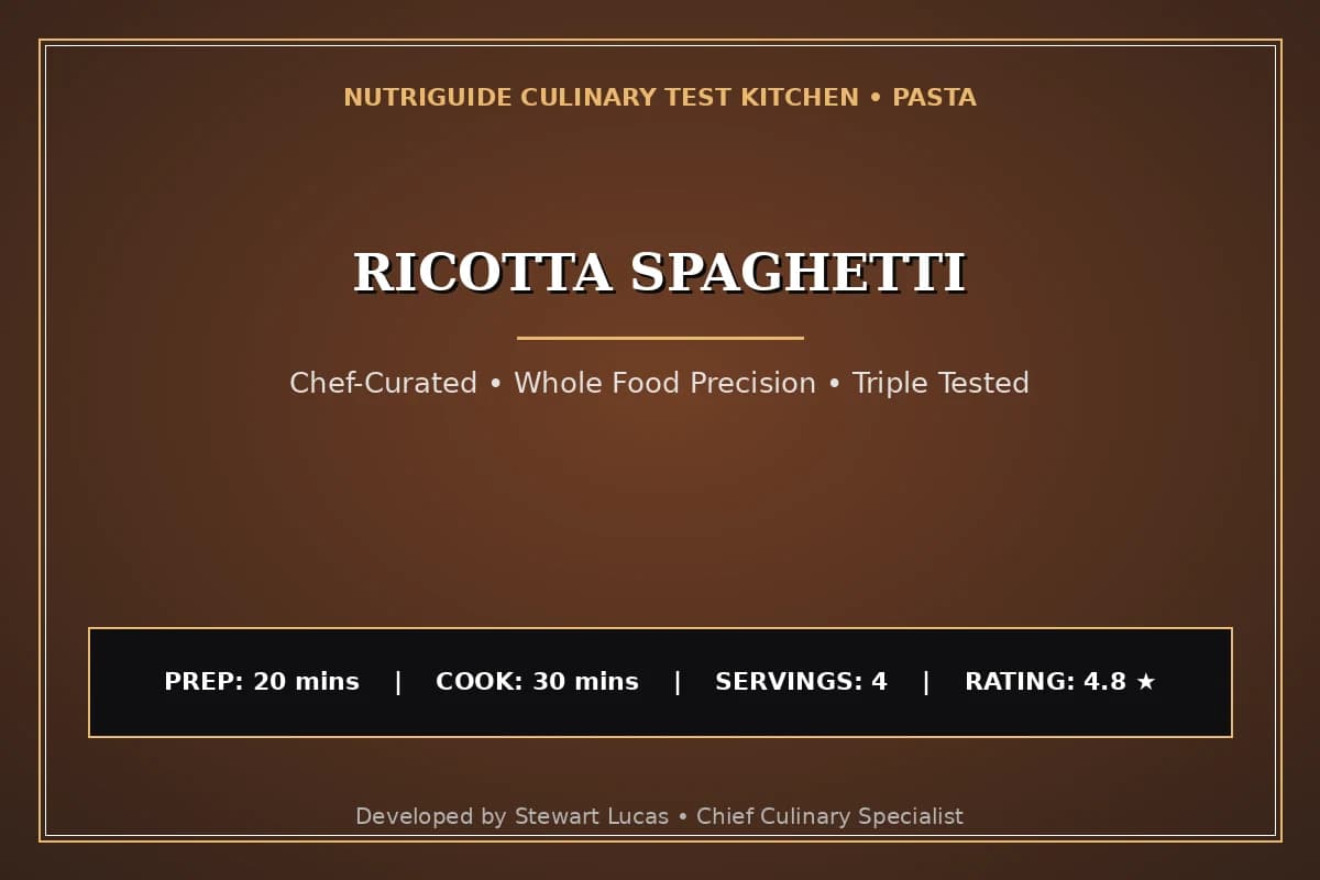 Ricotta Spaghetti