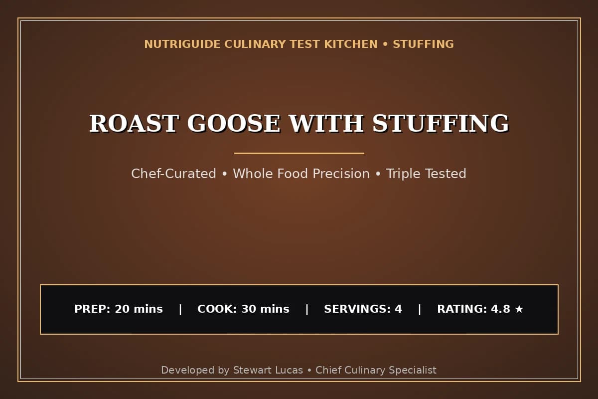 Roast Goose With Stuffing