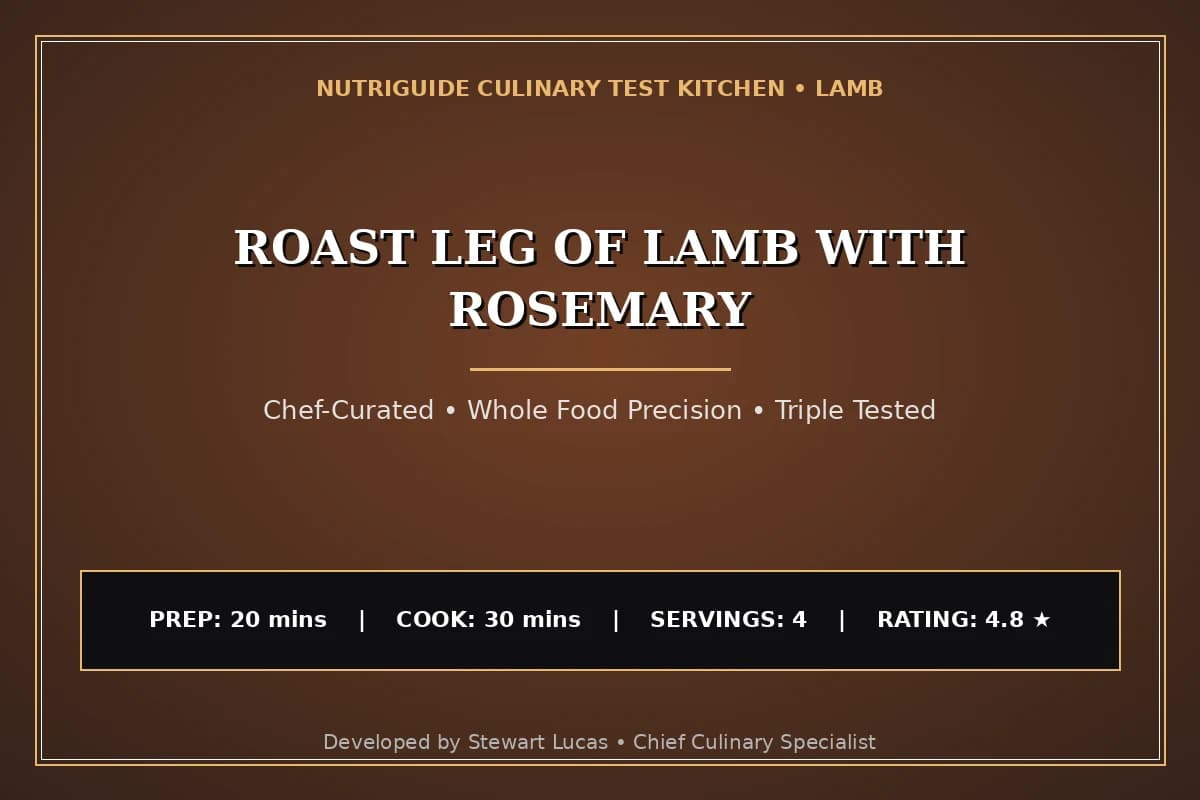 Roast Leg Of Lamb With Rosemary