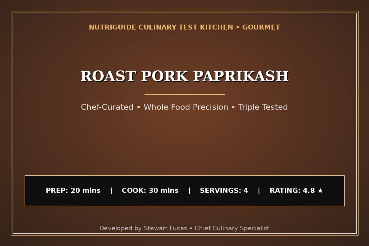 Roast Pork Paprikash