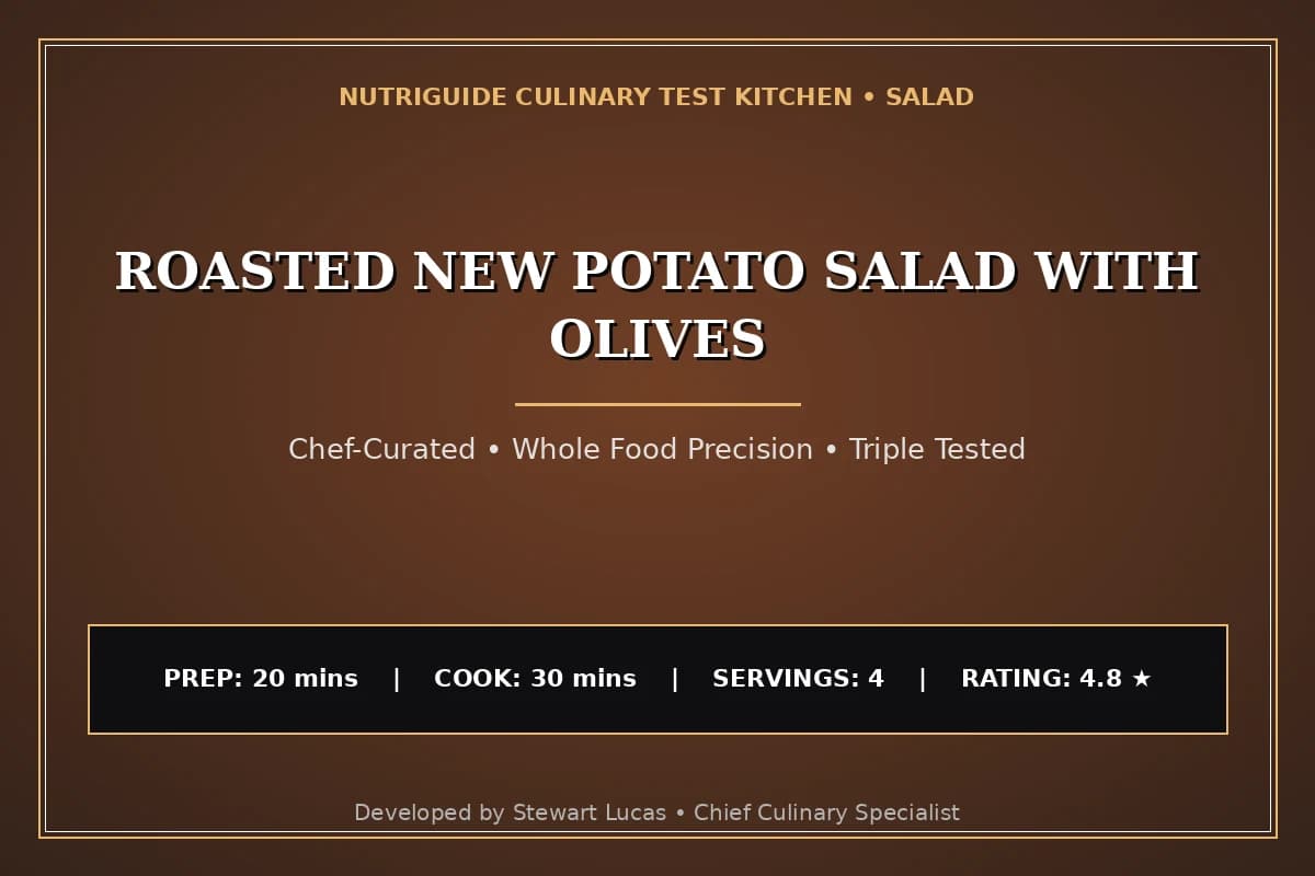 Roasted New Potato Salad With Olives