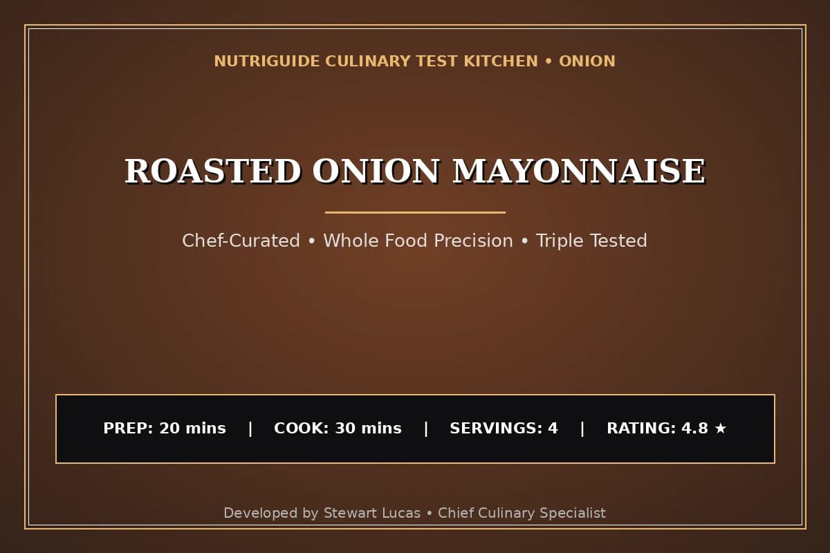 Roasted Onion Mayonnaise