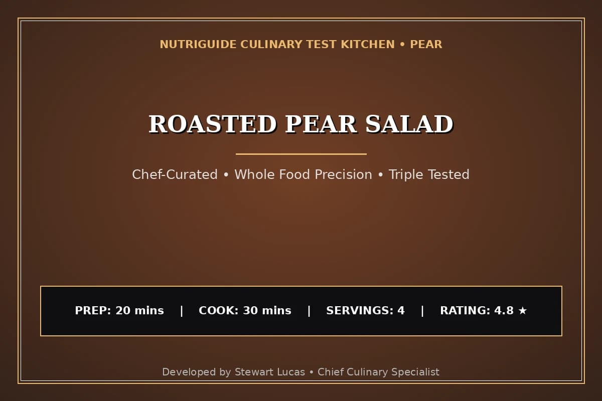Roasted Pear Salad