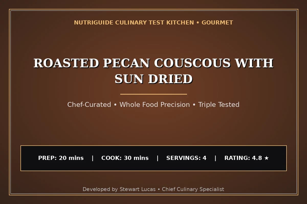 Roasted Pecan Couscous With Sun Dried