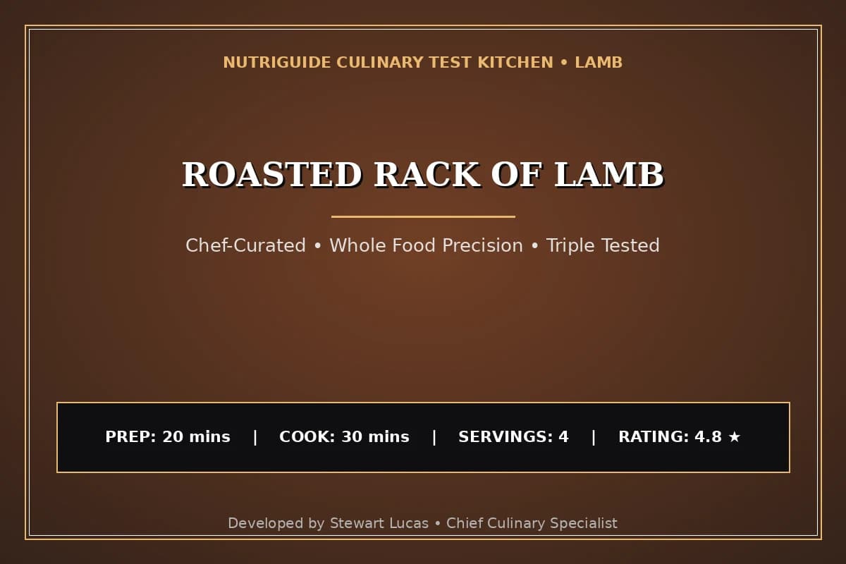 Roasted Rack Of Lamb