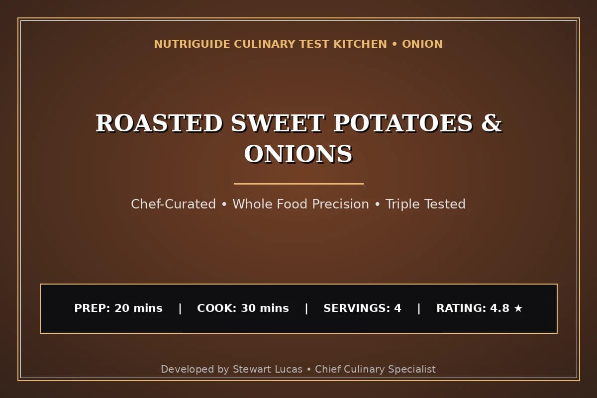 Roasted Sweet Potatoes & Onions