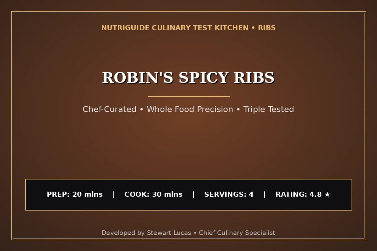 Robin'S Spicy Ribs