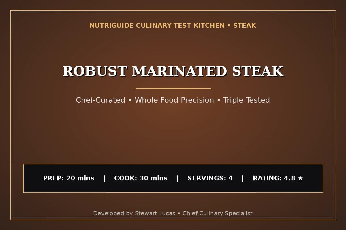 Robust Marinated Steak