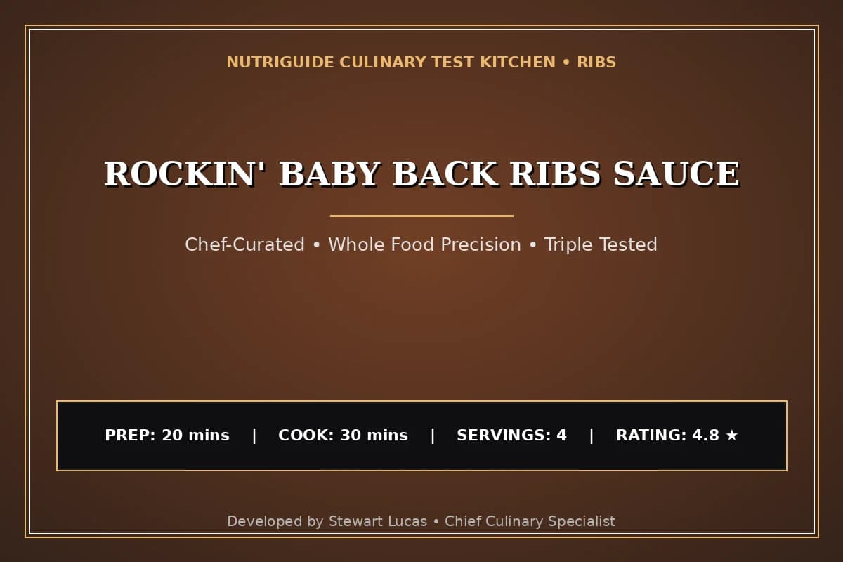 Rockin' Baby Back Ribs Sauce