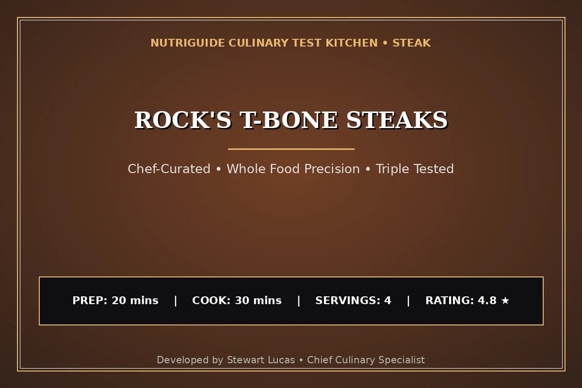 Rock'S T-Bone Steaks