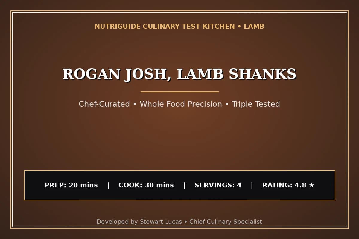 Rogan Josh, Lamb Shanks