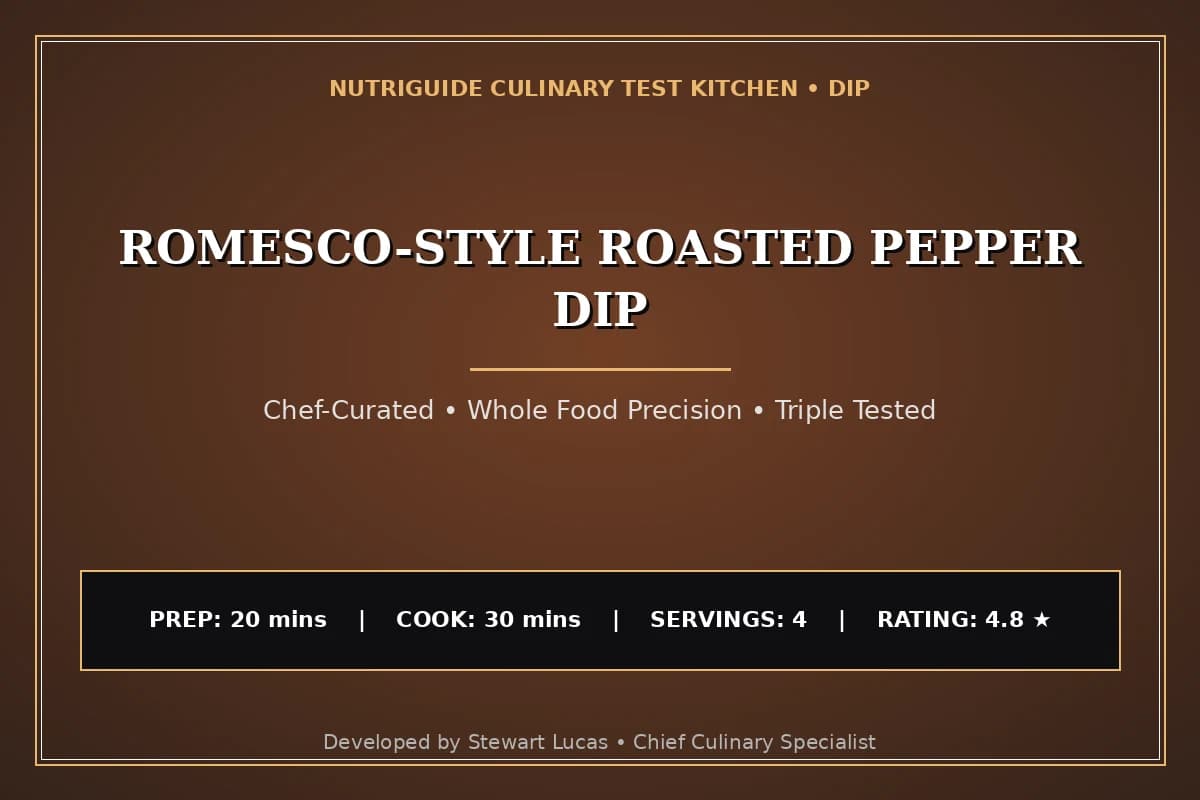 Romesco-Style Roasted Pepper Dip