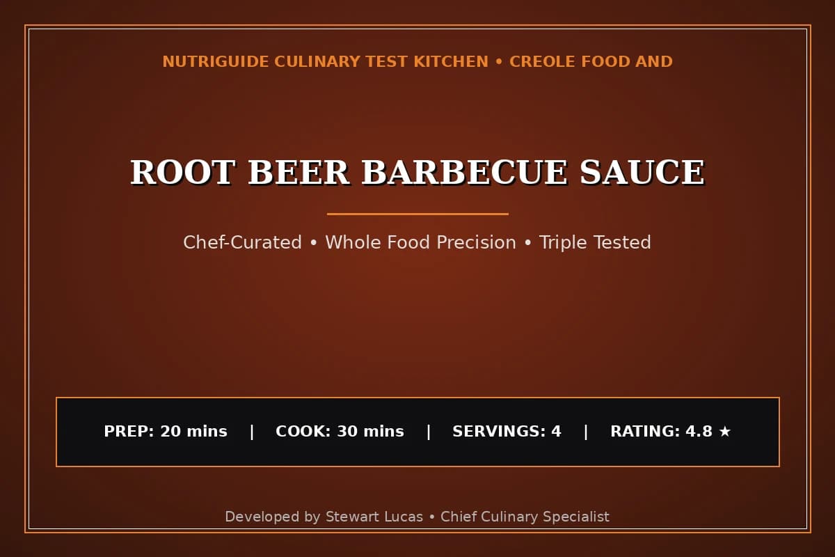 Root Beer Barbecue Sauce