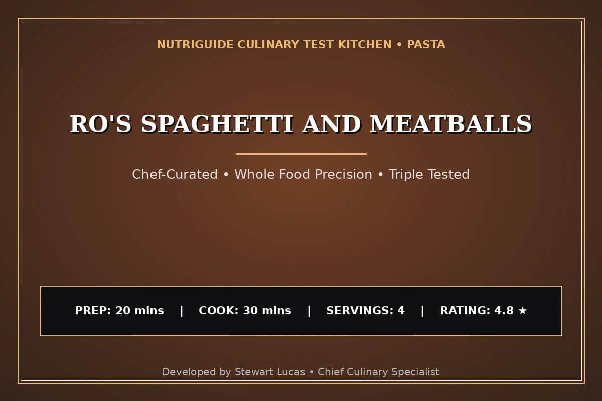 Ro'S Spaghetti And Meatballs
