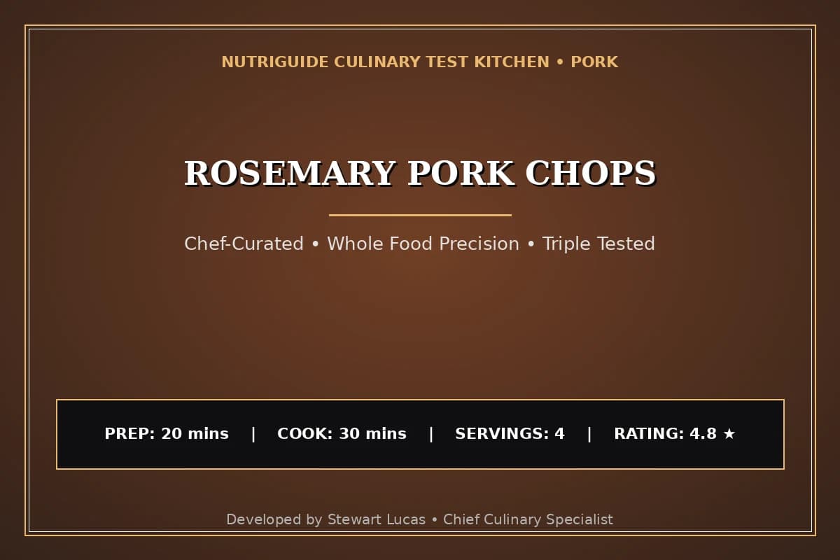 Rosemary Pork Chops