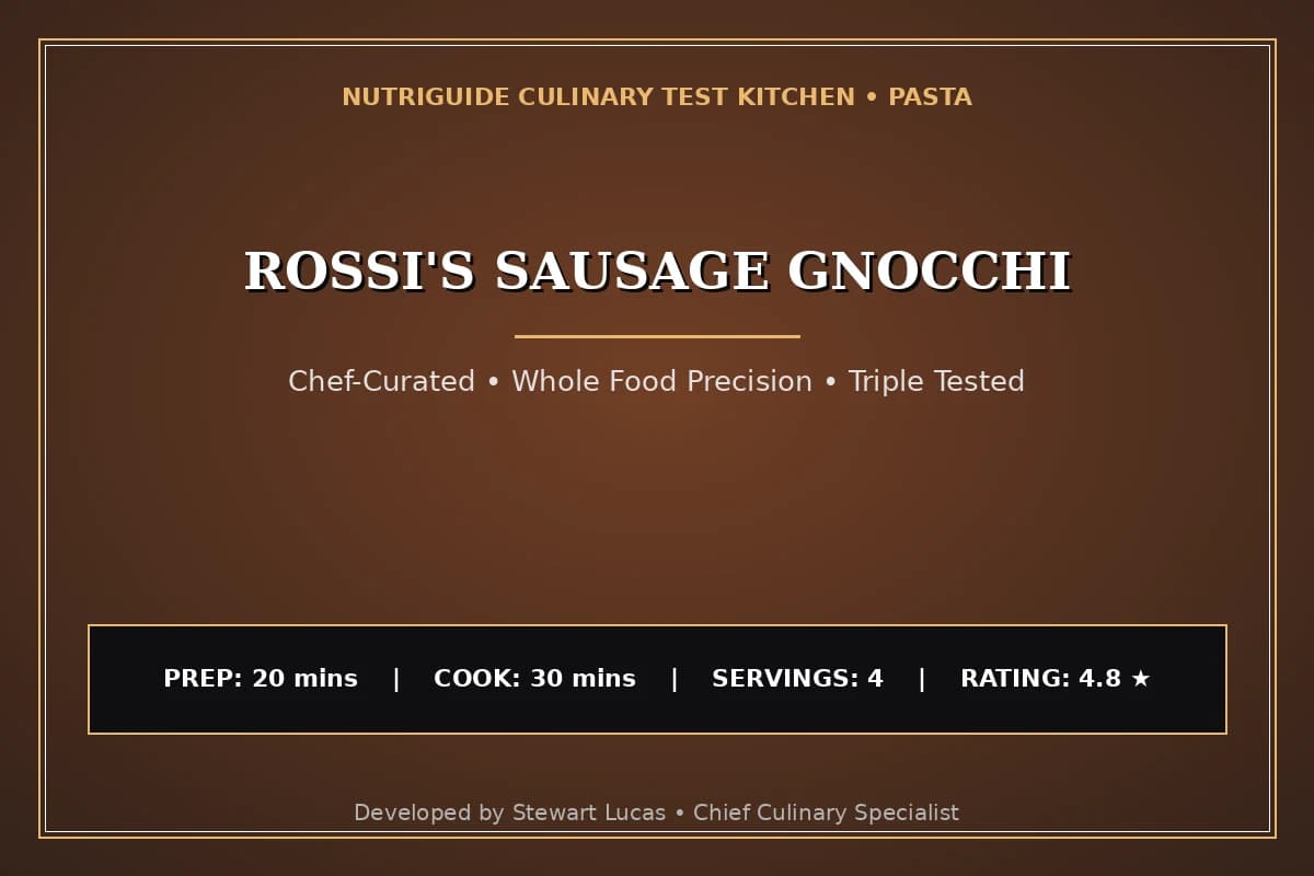 Rossi'S Sausage Gnocchi