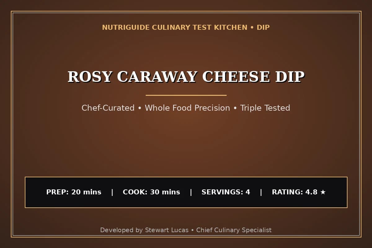 Rosy Caraway Cheese Dip