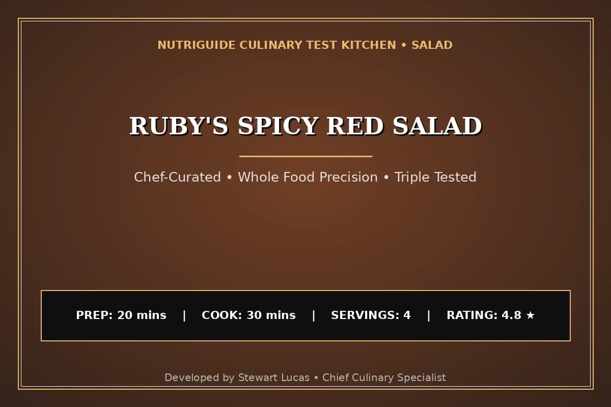 Ruby'S Spicy Red Salad