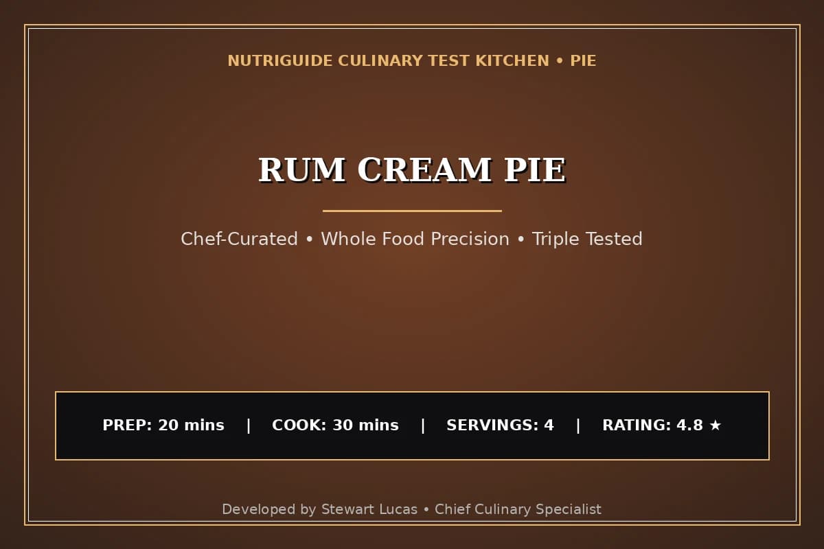 Rum Cream Pie