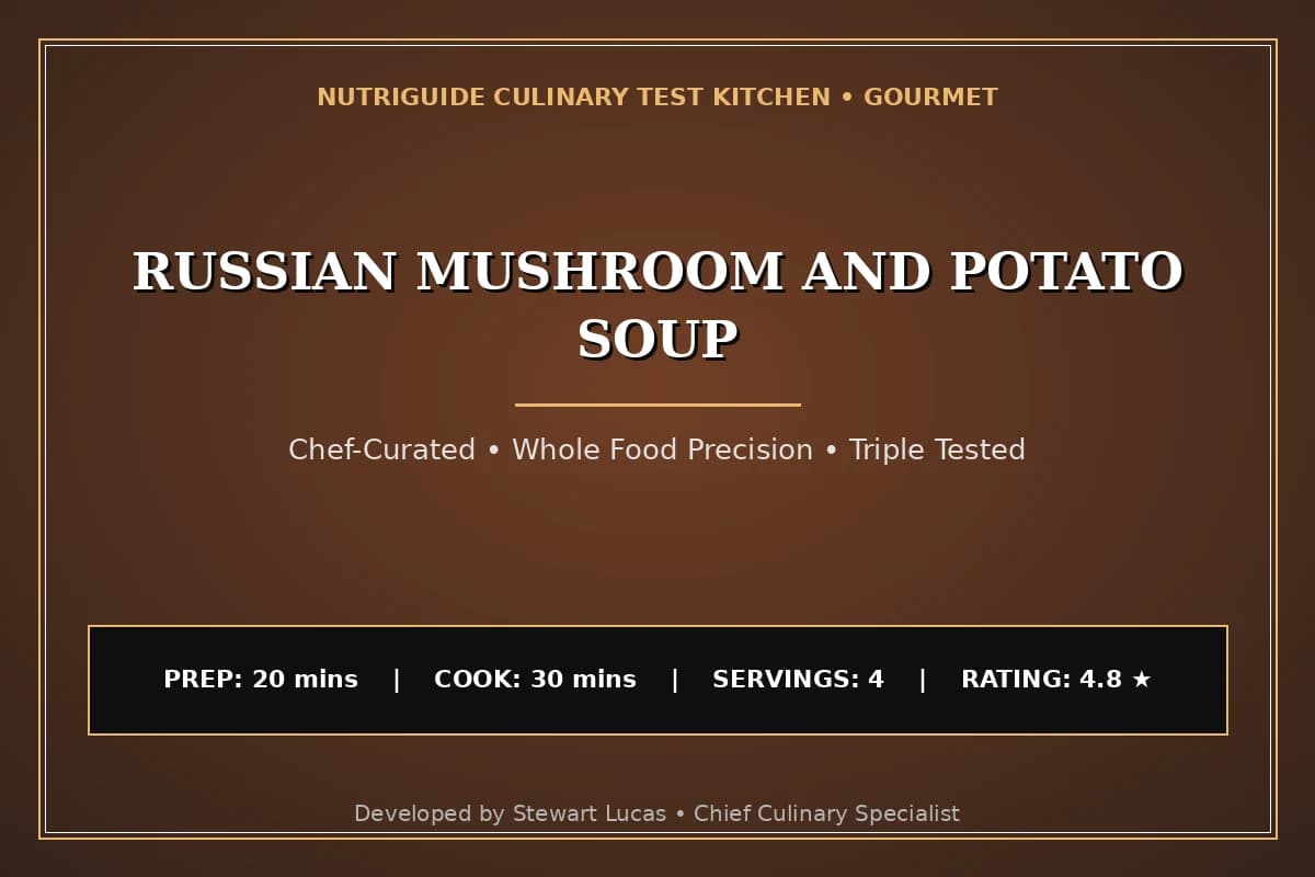 Russian Mushroom And Potato Soup