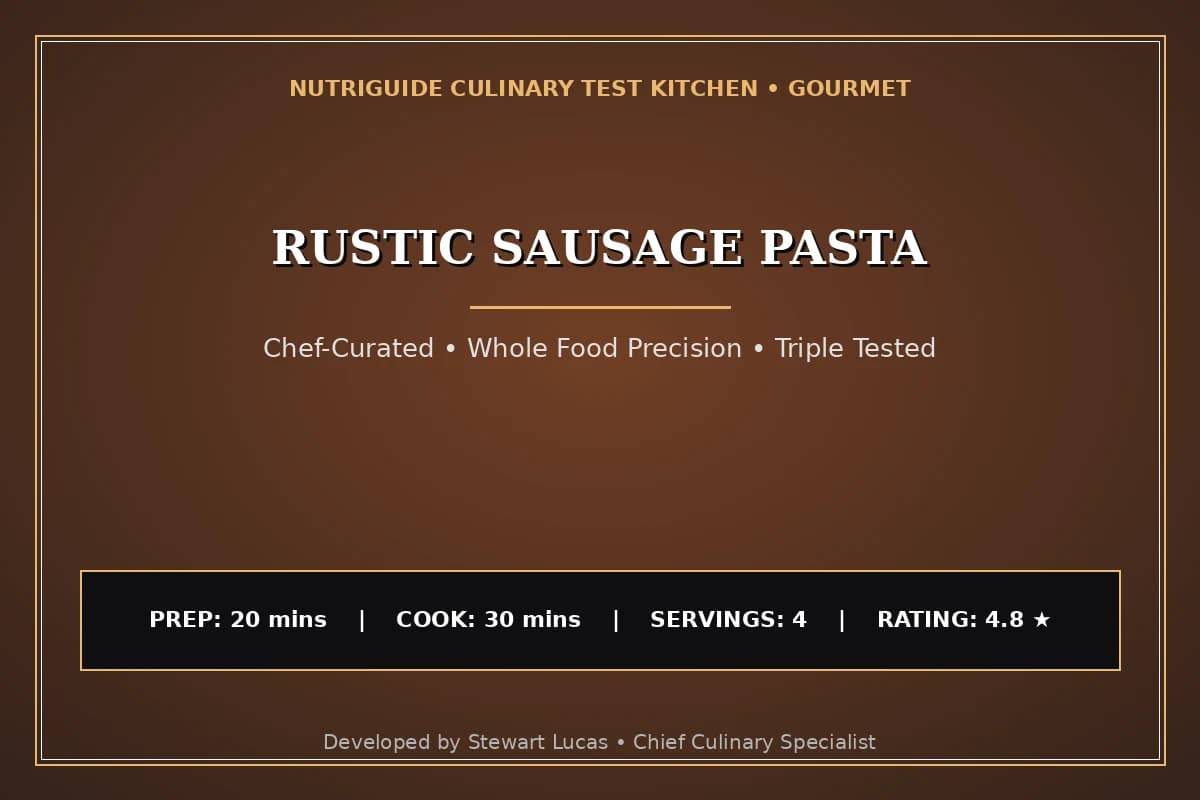 Rustic Sausage Pasta