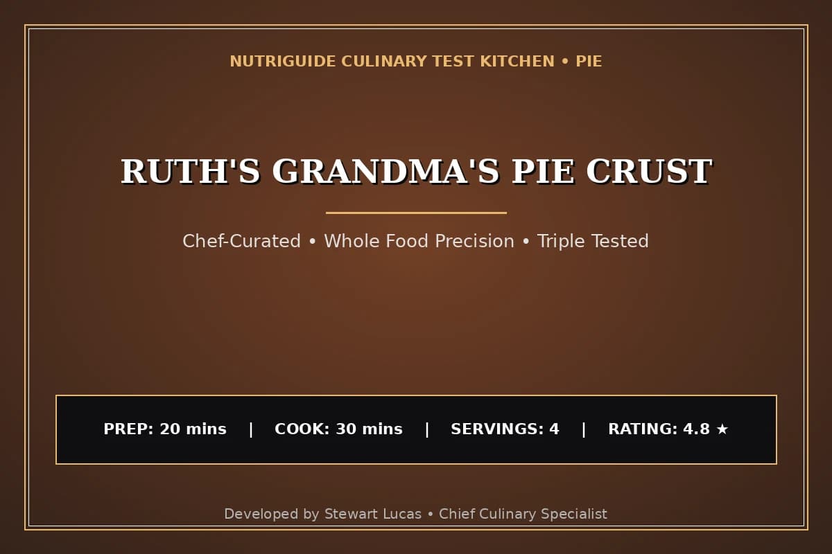 Ruth'S Grandma'S Pie Crust