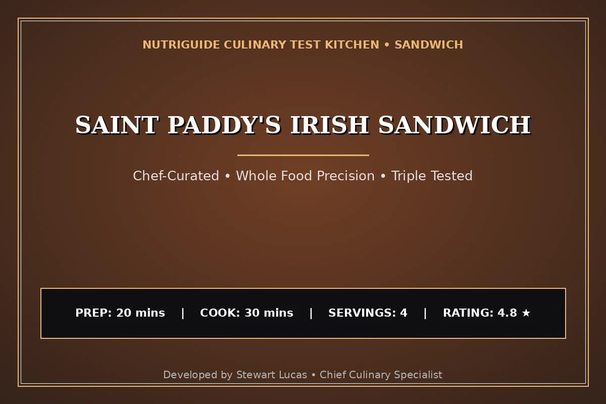 Saint Paddy'S Irish Sandwich