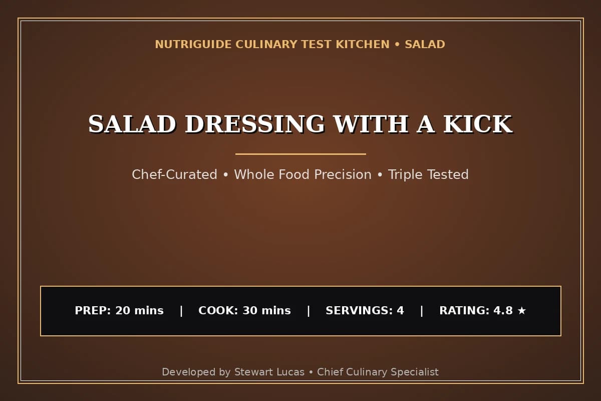 Salad Dressing With A Kick