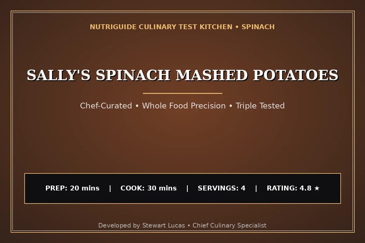 Sally'S Spinach Mashed Potatoes