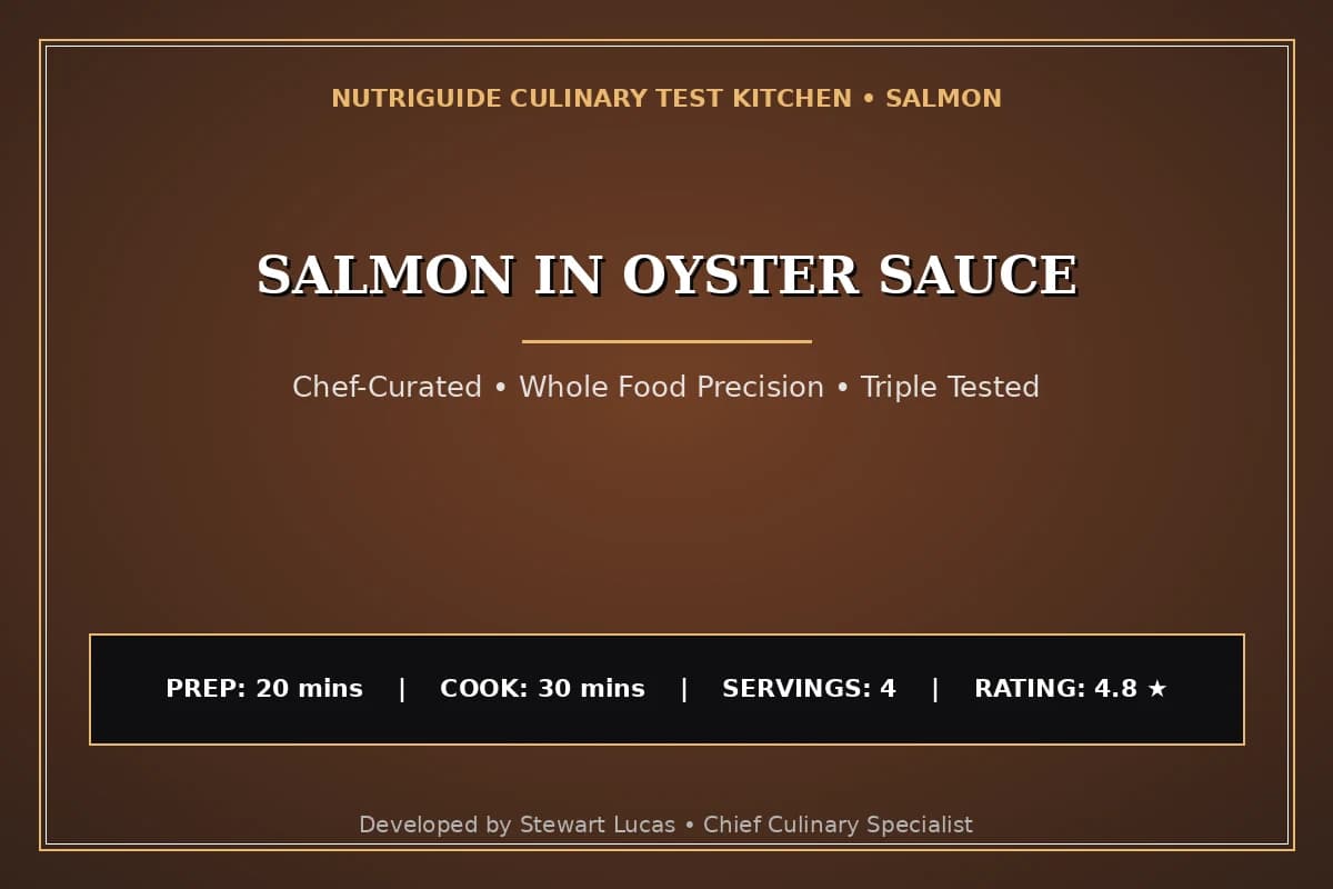Salmon In Oyster Sauce