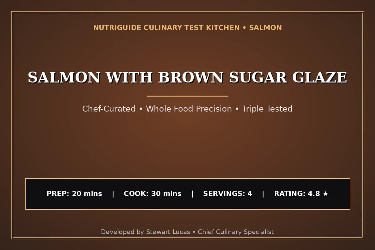 Salmon With Brown Sugar Glaze