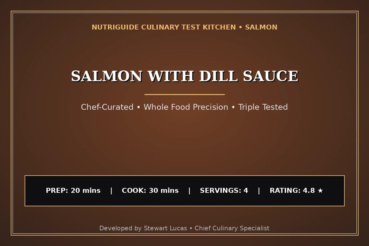 Salmon With Dill Sauce