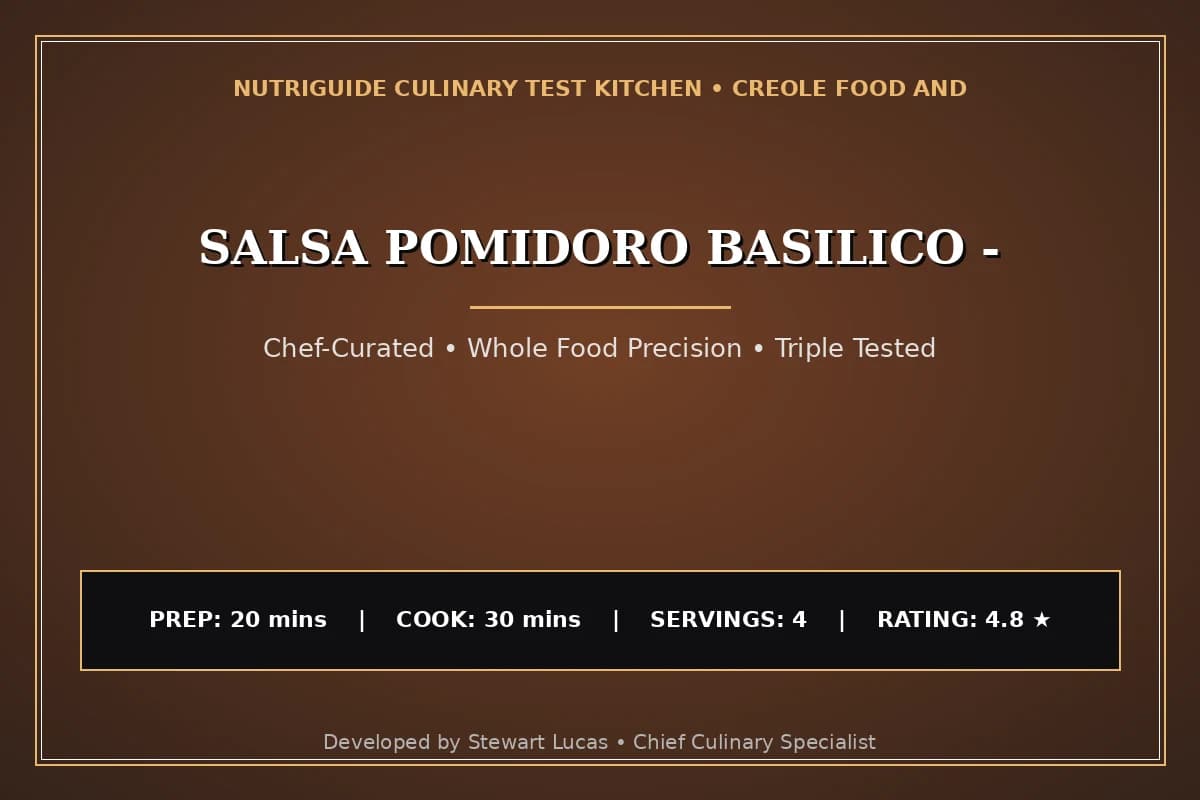 Salsa Pomidoro Basilico -