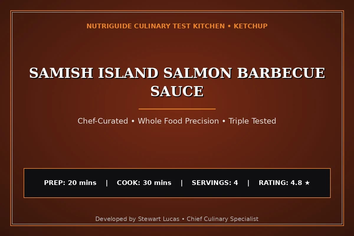 Samish Island Salmon Barbecue Sauce