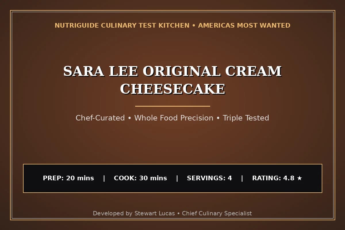 Sara Lee Original Cream Cheesecake