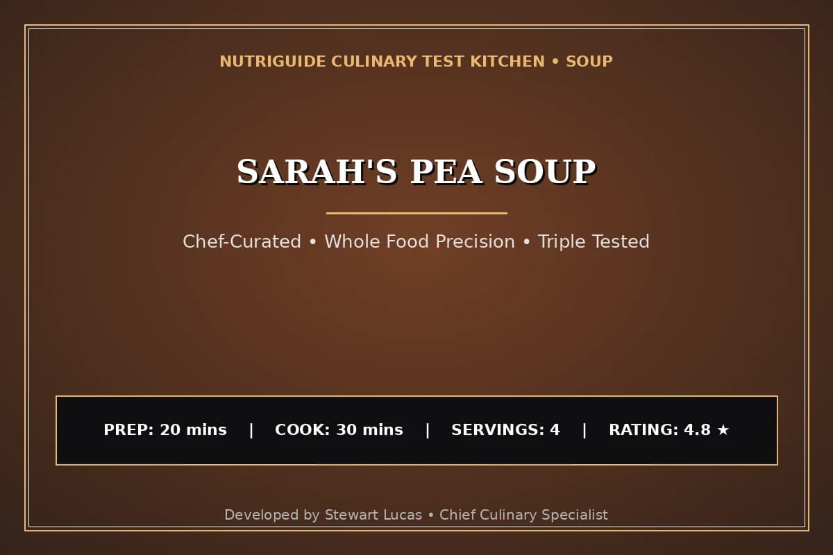 Sarah'S Pea Soup