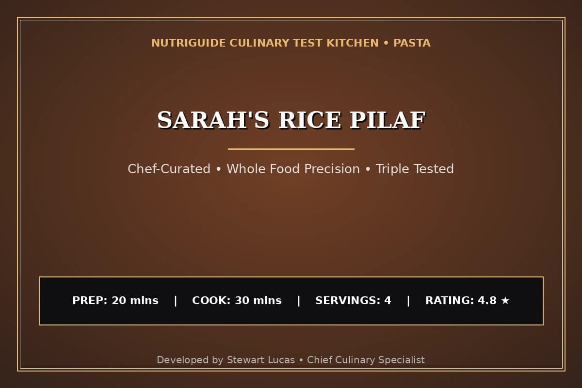 Sarah'S Rice Pilaf