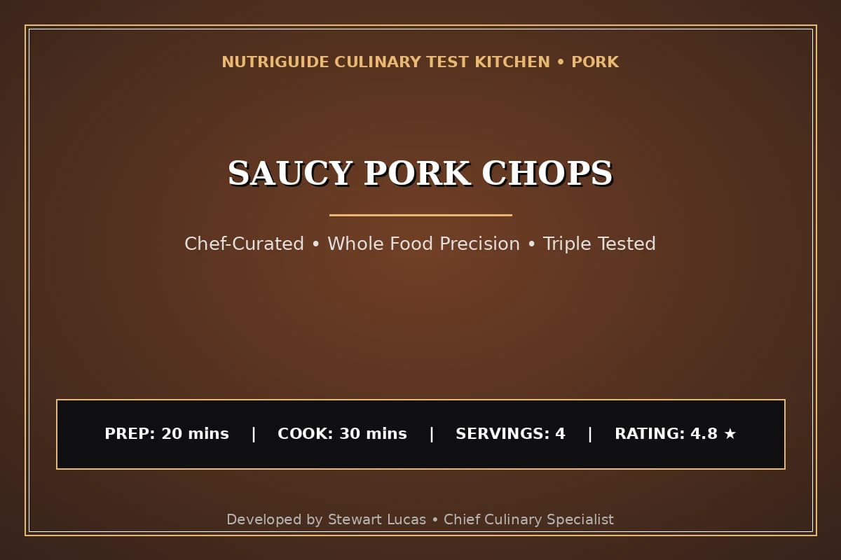 Saucy Pork Chops