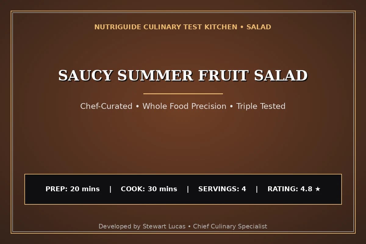 Saucy Summer Fruit Salad