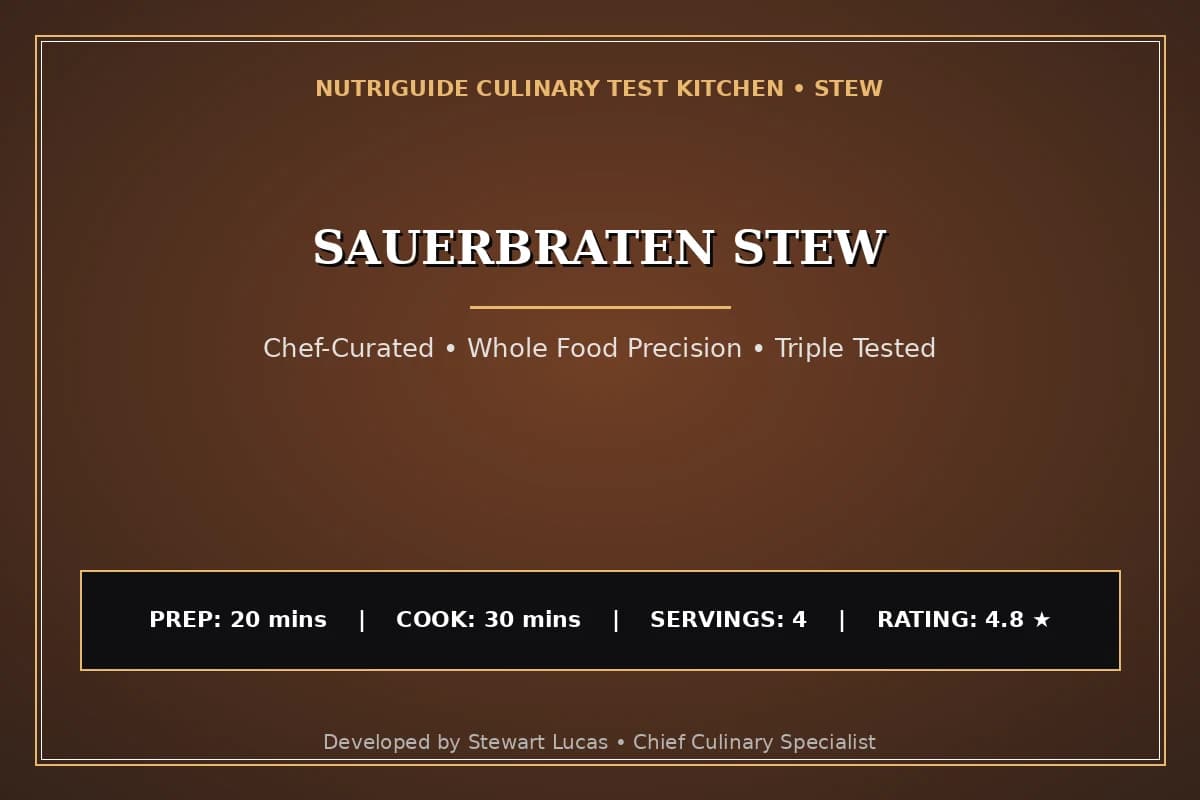 Sauerbraten Stew