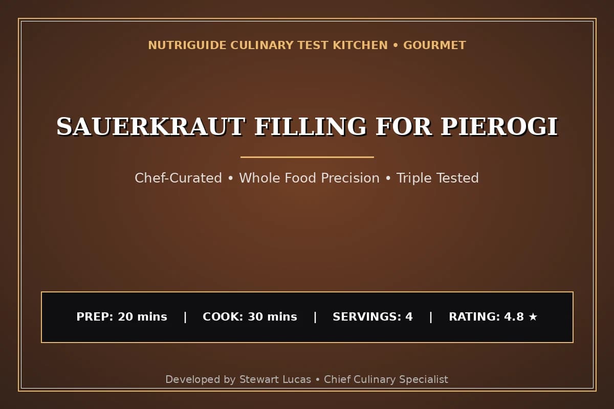 Sauerkraut Filling For Pierogi