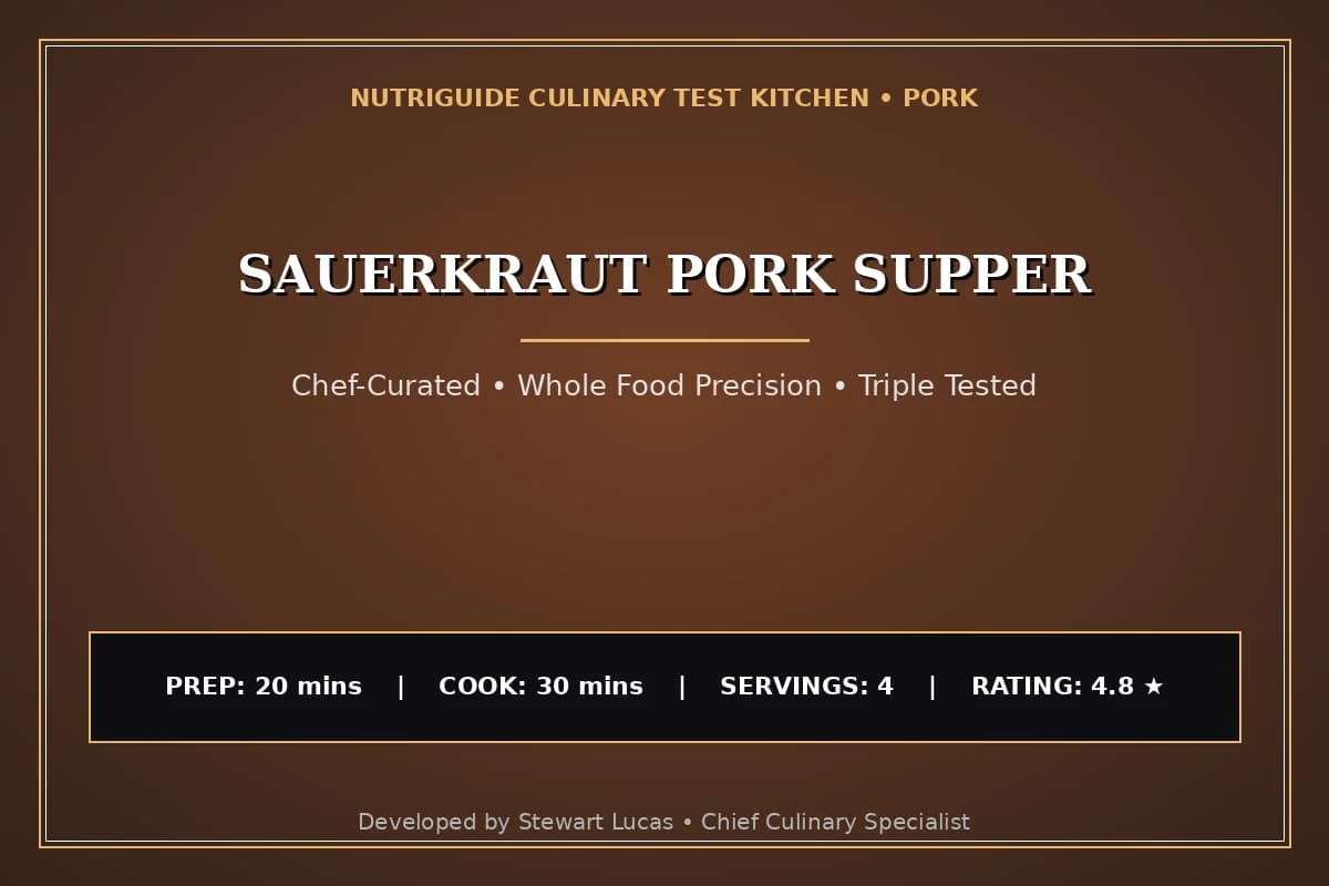 Sauerkraut Pork Supper